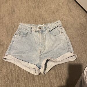 Zara light wash Jean shorts